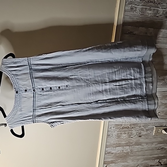 Gray/Blue Dress #N - Picture 3 of 4